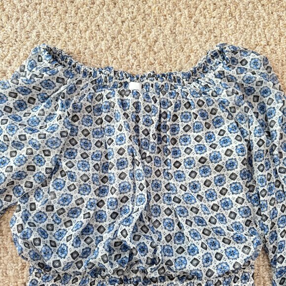 MISA LOS ANGELES Zonia Ruffle Off the Shoulder Blouson Dress M - Picture 5 of 16